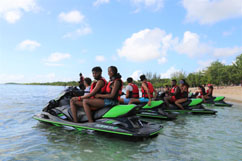 Flotte de jet ski à Port Louis